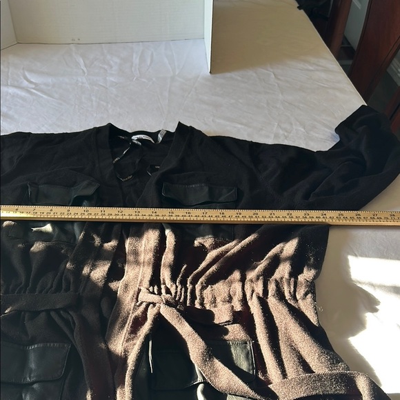 Calvin Klein Black and Brown Cardigan - Picture 3 of 12